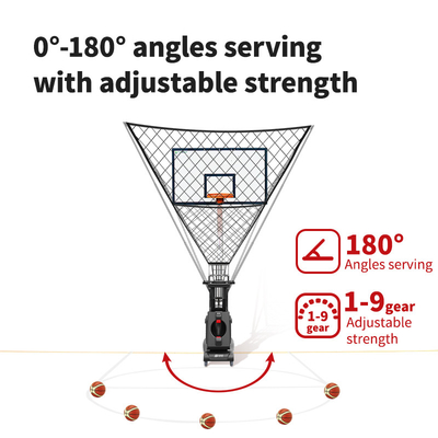 SIBOASI K2 Multiple Angle Trainer APP thông minh &amp; điều khiển từ xa Basketball tự động bắn ném máy đào tạo chuyên nghiệp