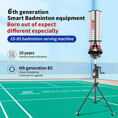SIBOASI B5 Badminton Shuttlecock Feeder Machine Smart Badminton Shooting Machine để đào tạo