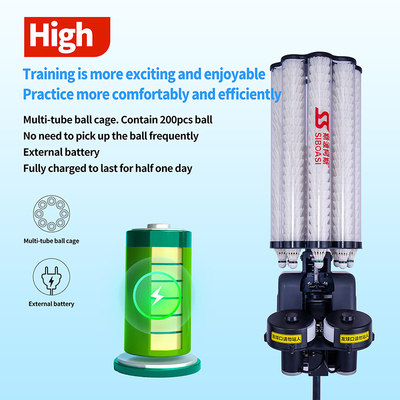 SIBOASI B5 Badminton Shuttlecock Feeder Machine Smart Badminton Shooting Machine để đào tạo