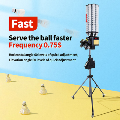 SIBOASI B7 Badminton Shuttlecock Feeder Machine Smart Badminton Shooting Machine để đào tạo