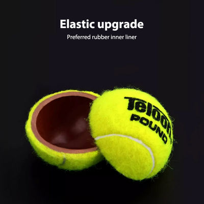 Bóng tennis bán sỉ 1 hộp 4 quả Bóng tennis tập luyện cao su đàn hồi cao Chịu mài mòn Bóng thể thao vợt Padel