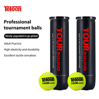 Bóng tennis bán sỉ 1 hộp 4 quả Bóng tennis tập luyện cao su đàn hồi cao Chịu mài mòn Bóng thể thao vợt Padel