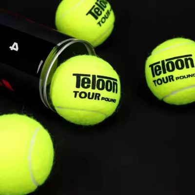 Bóng tennis bán sỉ 1 hộp 4 quả Bóng tennis tập luyện cao su đàn hồi cao Chịu mài mòn Bóng thể thao vợt Padel