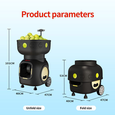 SIBOASI T5 APP Control Mini Shooting Tennis Machine Ball để huấn luyện