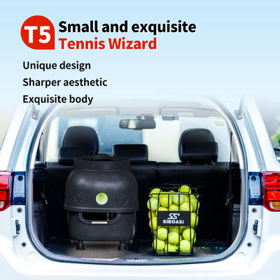 SIBOASI T5 APP Control Mini Shooting Tennis Machine Ball để huấn luyện