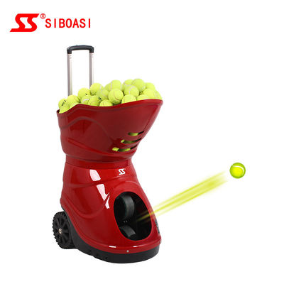 Máy phóng bóng tennis thông minh với điều khiển từ xa LCD và pin bên trong lớn