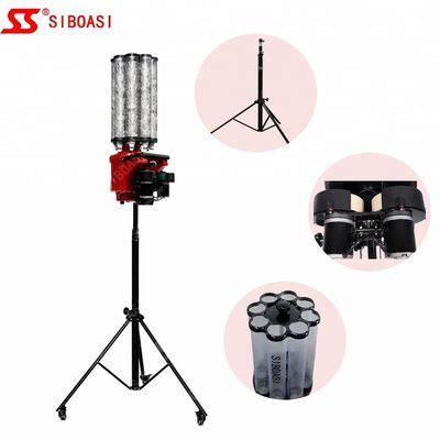 Máy bắn cầu lông tự động 180 quả bóng với góc nâng cao để khởi động cho ăn