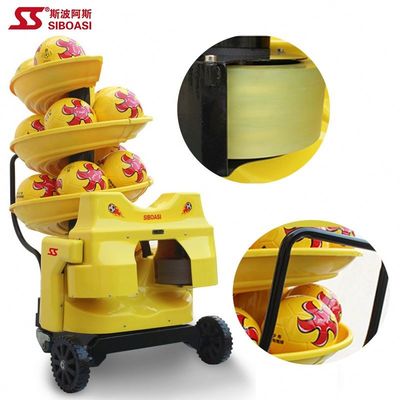 Góc nghiêng có thể điều chỉnh Máy bắn bóng đá bóng đá Tự ăn