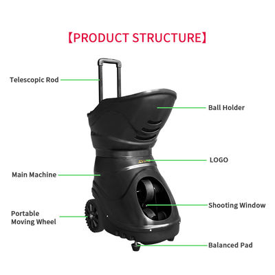 Bộ nạp bóng tennis tự động dao động ngang được tích hợp trong pin Lithium