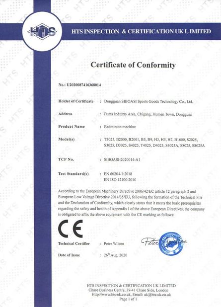 Trung Quốc Dongguan Skyegle Intelligent Technology Co.,Ltd. Chứng chỉ